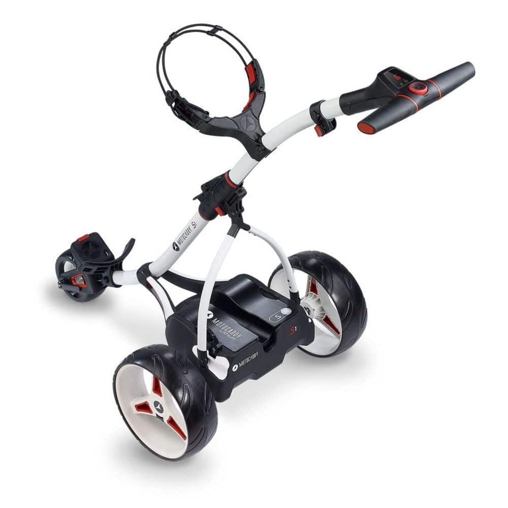 Motocaddy S1 Electric Golf Trolley Extended Lithium Battery Express
