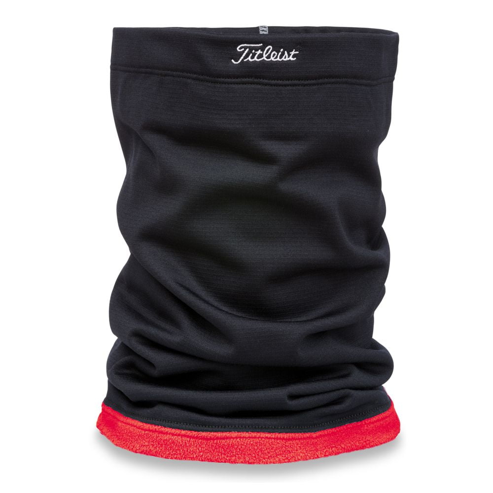 Titleist Performance Snood Scaldacollo: Unisex In Pile Con Assorbimento Umidità (Nero/Rosso)