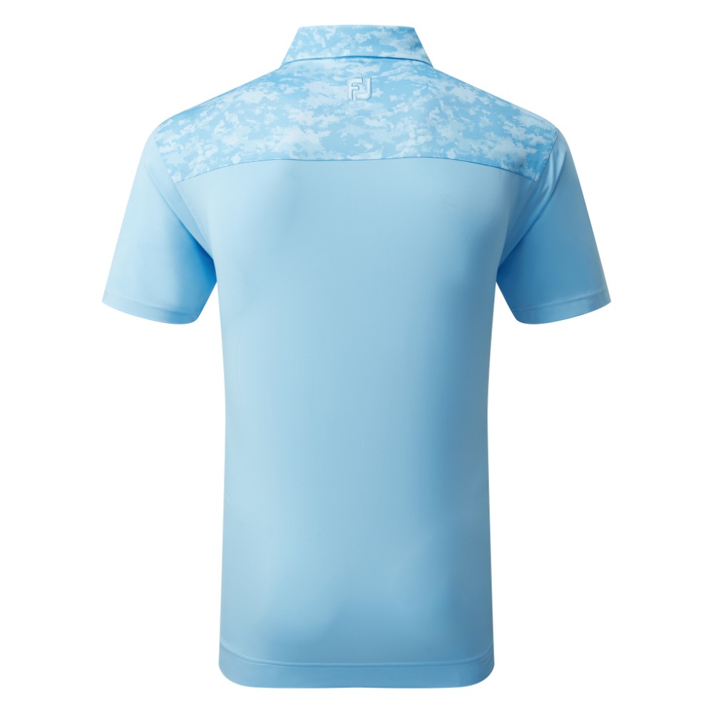 FootJoy Cloud Camo Trim Lisle Polo Shirt 23 - Image 2