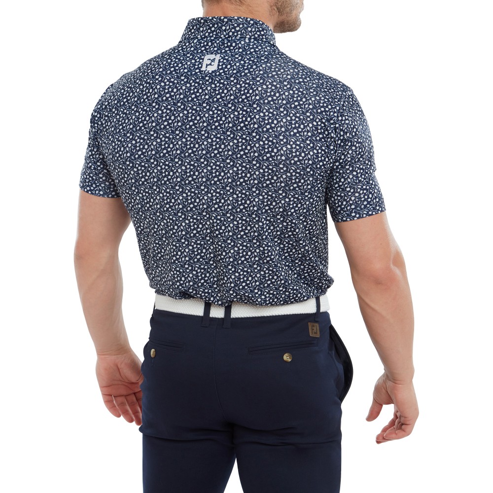 FootJoy Tossed Tulips Lisle Polo Shirt 23 - Image 4