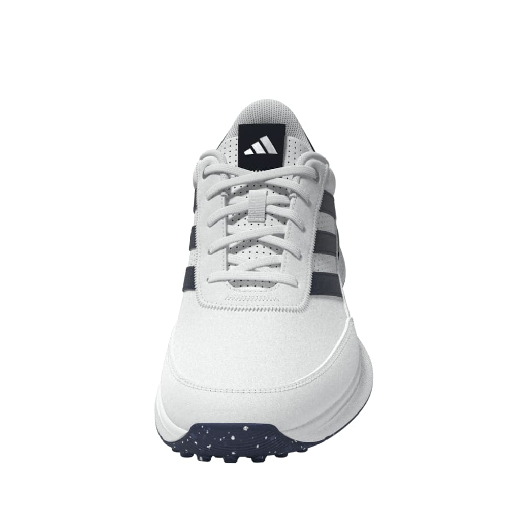adidas S2G Spikeless Leather Golf Shoes - Cloud White / Navy - Image 2