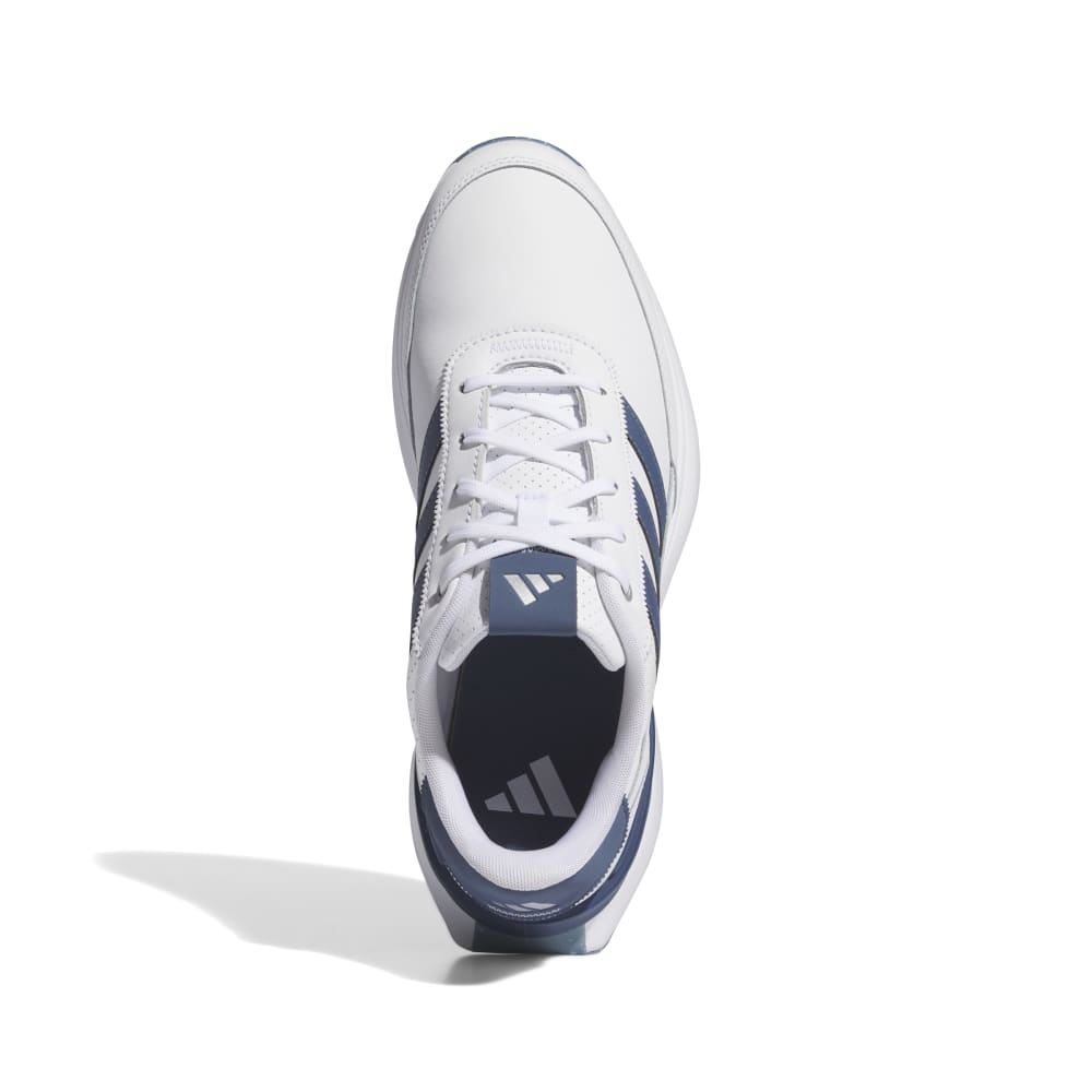 adidas S2G Spikeless Leather Golf Shoes - Cloud White / Navy - Image 6