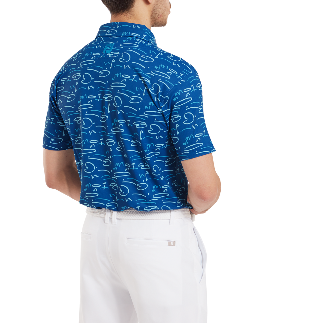 FootJoy Golf Course Doodle Polo Shirt 24 - Image 4