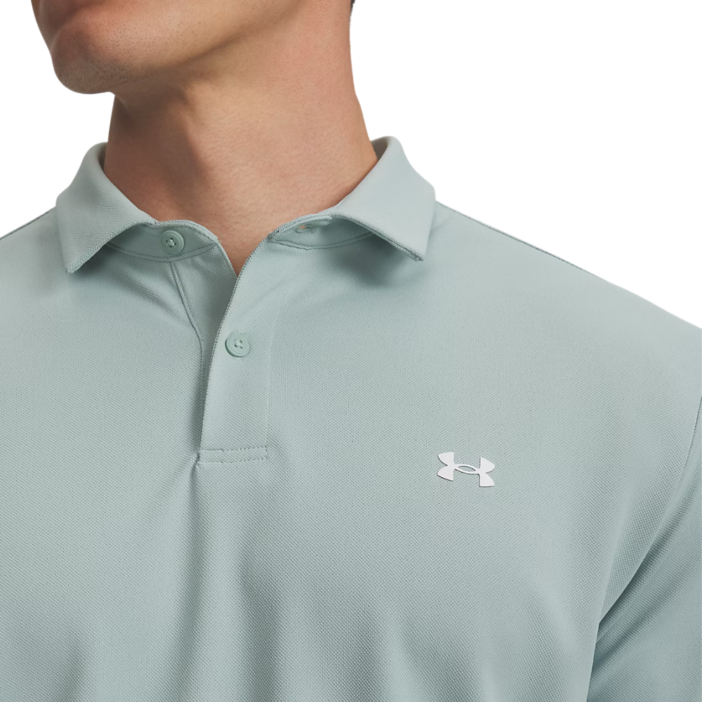 Under Armour Tee To Green Pique Polo Shirt - Image 3