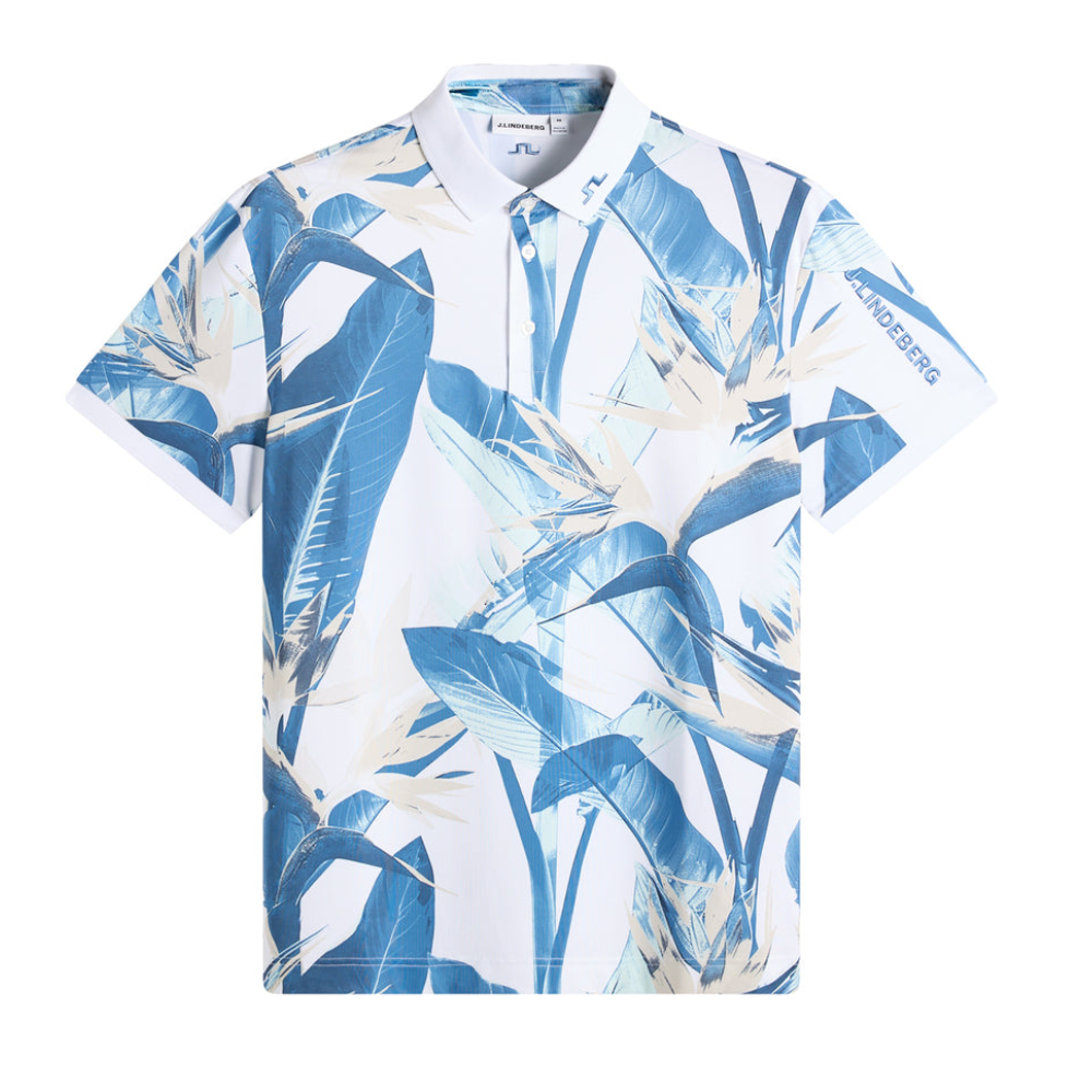 J.Lindeberg Tour Tech Print Polo Shirt - Image 3