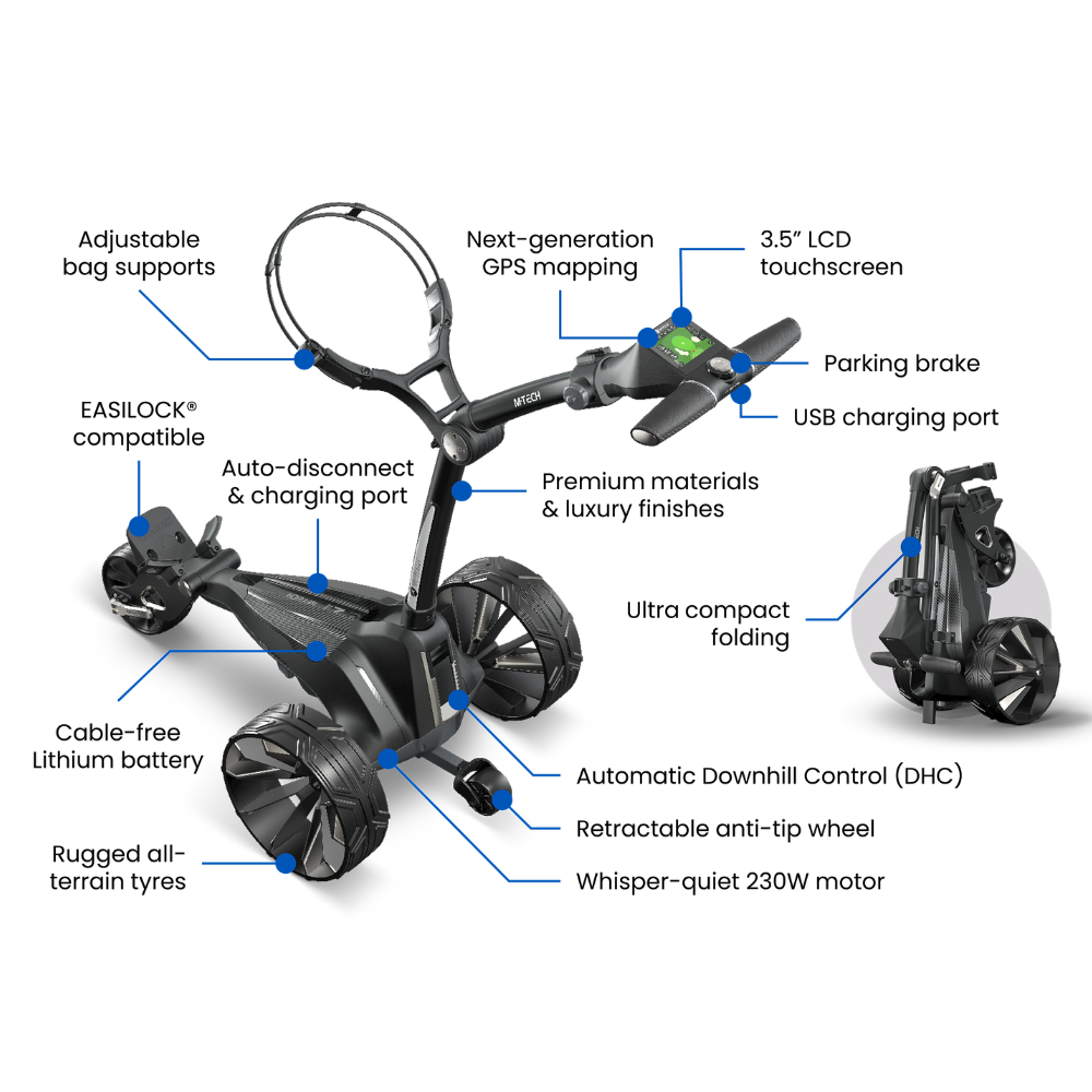 Motocaddy M-Tech GPS Electric Golf Trolley - 26 - Image 9