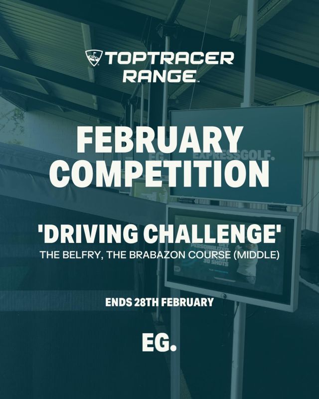 🚨FEBRUARY TOPTRACER COMP🚨

Win a pair of new FootJoy FJ Fuel Shoes worth £135!

- Driving Challenge - The belfry, The Brabazon Course (Middle)

- Enter in any Toptracer bay @expressgolf_centre 

- Ends 28th February

- Winner announced on Instagram

#toptracerrange #drivingchallenge #golfcompetition #drivingrange #toptracer
