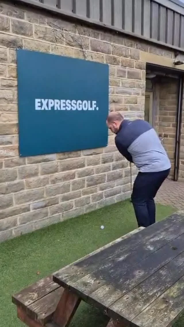 Bad weather won’t stop one shot Wednesday’s! 

Believe us when we say you’ll want to watch until the very end…

Today saw 3 new entrants including our guest shooter & express golf VIP 🤯🤯🤯

You know the rules by now… £1 entry / 1 shot / hole out to win the entire pot

Current pot = £19
 
#expressgolf #expressyourself #golfstore #drivingrange #express #golfcourse #oneshot #winnertakesall #golf #bradford