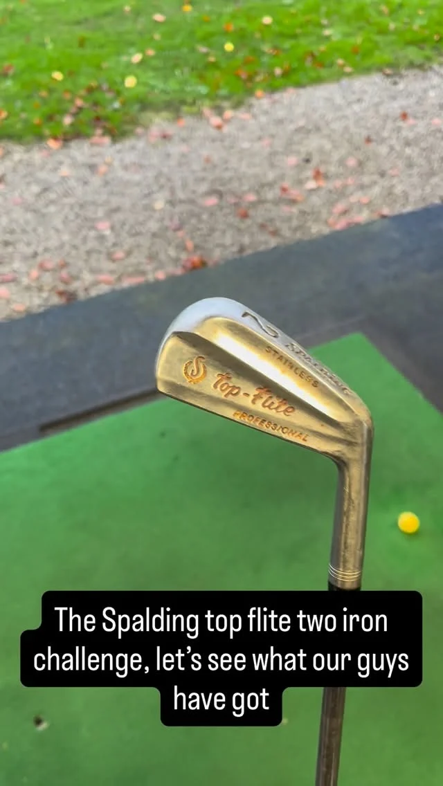 Spalding top flite two iron challenge! 

We gave our guys 5 shots each to see what they can produce with an iron dating back to the 1950’s… they did not disappoint! 

Tag a friend who would have no chance of getting this off the floor!!!

#expressgolf #expressyourself #golf #golfstore #drivingrange #golfcourse #bradford